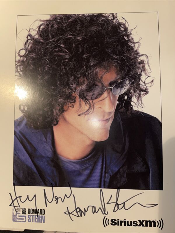 Howard Stern signed autographed 8 x 10 photo Sirius XM Shock Jock Private Parts
