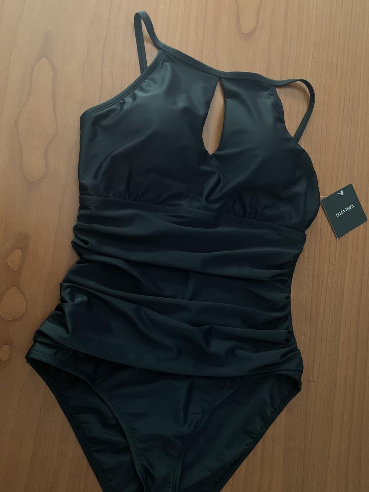 ellen tracy keyhole one piece bathing suits