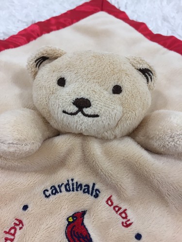 Baby Fanatic Cardinals Baby Security Bear Blanket Lovey Plush