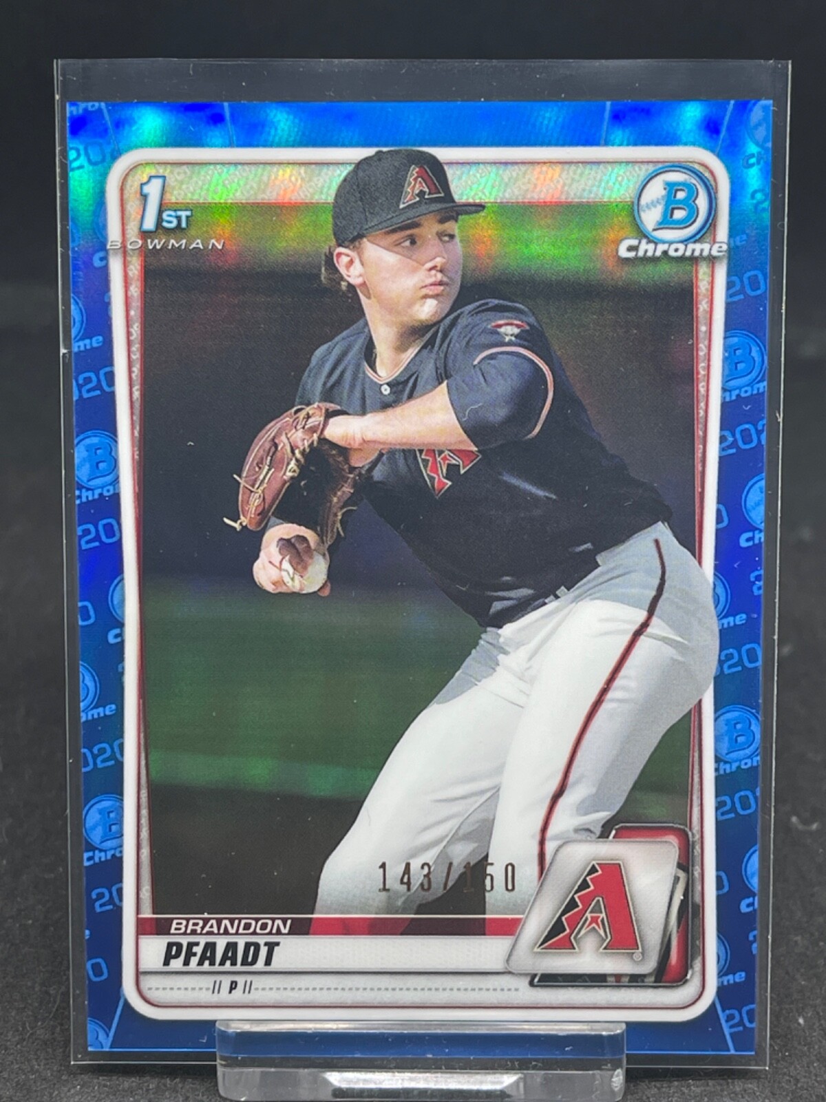 その他 MLB 1st BOWMAN BRANDON PFAADT 2020 Bowman Draft Chrome Brandon Pfaadt 1st Bowman Blue Refractor