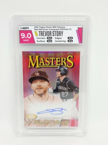 TREVOR STORY 2016 BOWMAN'S BEST AUTO AUTOGRAPH ROOKIE RC PSA