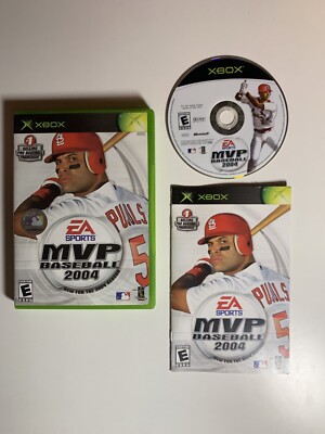 MVP Baseball 2004 (Microsoft Original Xbox, 2004) CIB Complete w/Manual Tested