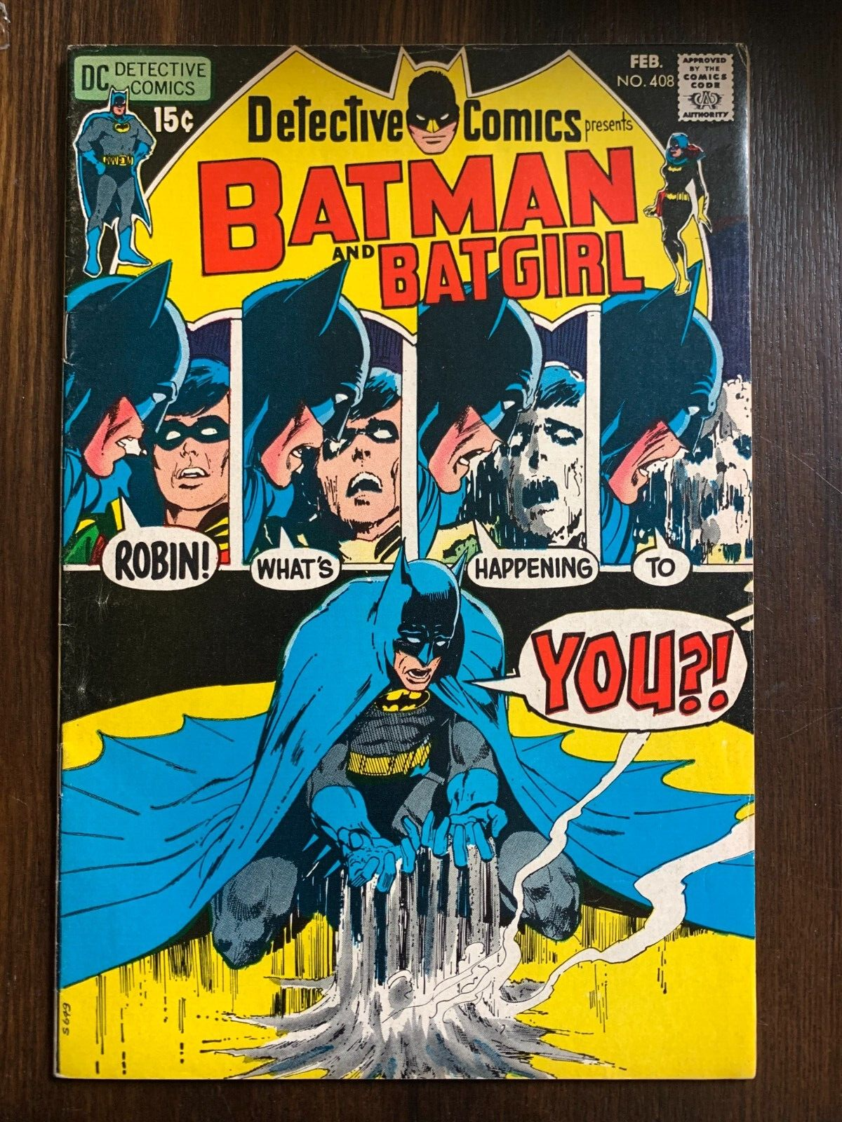 DETECTIVE COMICS - BATMAN #408 F BRONZE AGE NEAL ADAMS DC