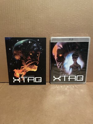 Xtro 3 Watch The Skies Slipcover Blu-Ray DVD Vinegar Syndrome 1995 Brand New OOP