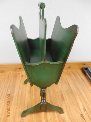 Old Vintage Book Stand Rack - Tole Paint  #  C40
