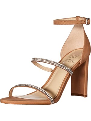 

VINCE CAMUTO Женские бежевые кожаные сандалии Fairah с миндальным носком на блочном каблуке 6,5 м, Бежевый, VC-FAIRAH