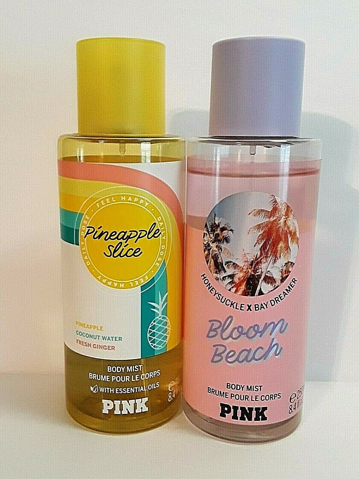 Victoria's Secret Pink Bloom Beach & Pineapple Slice Body