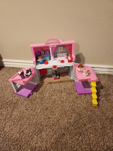 Fisher Price Little People Big Helpers Home Play House Mattel 2017 Sound Works!