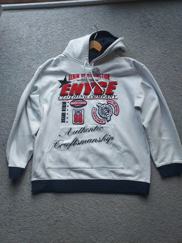 Vintage Original Enyce Jeans Authentic PULLOVER Hoodie Jacket Size XL