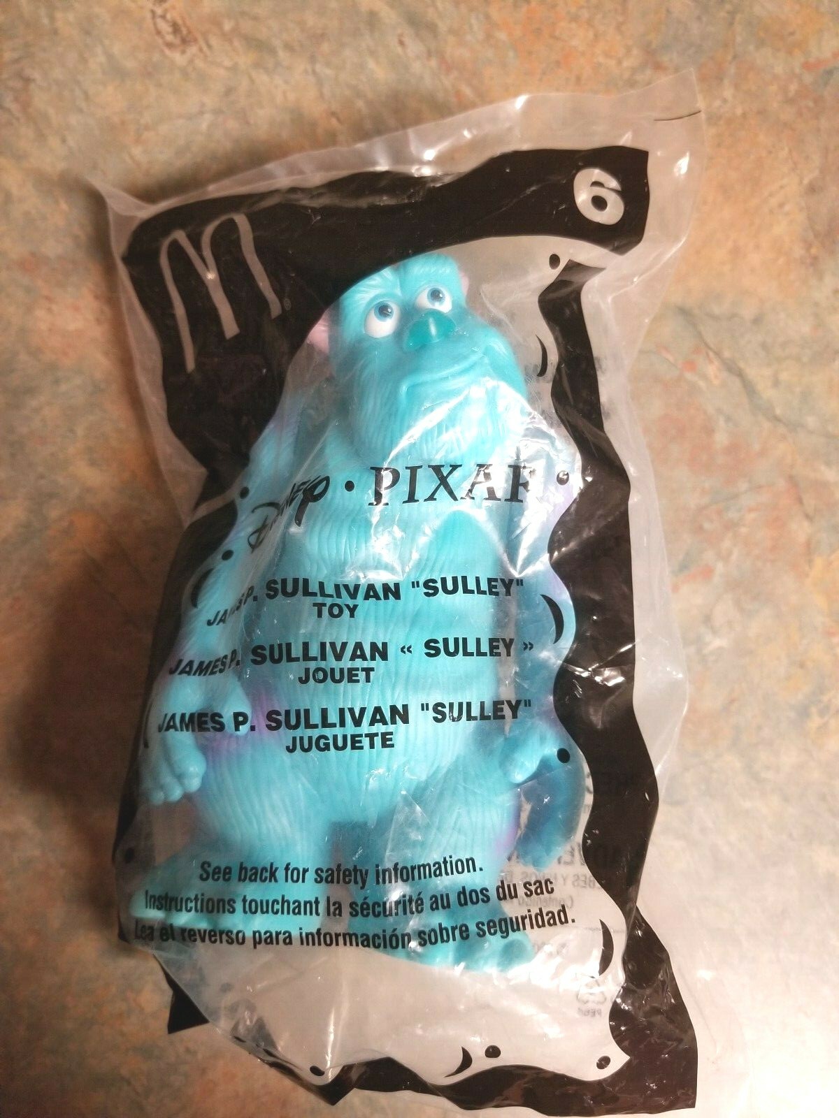McDonald's Disney Pixar Mike Sulley Monster's Inc.  New NIP Happy Meal Toys