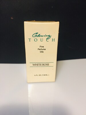 New Sealed Glowing Touch Fine Perfume Oil White Rose 1/4 Oz. Sunshine Marketing