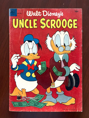 Uncle Scrooge #4 (Dell Comics 1953) Carl Barks Golden Age Donald Duck 4.0 VG