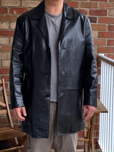 Andrew marc leather clearance coat