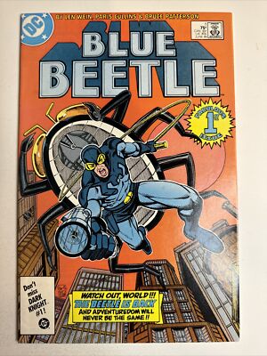 Blue Beetle #1:  Out From The Ashes!  DC Comics 1986 NM