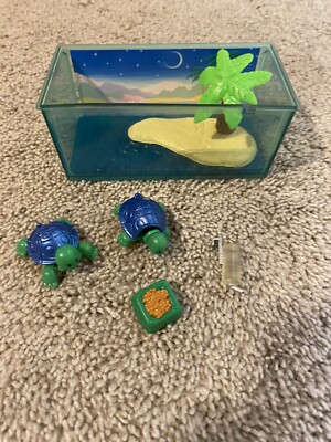 Vintage 1992 Kenner LPS Littlest Pet Shop TODDLING TURTLES Paradise Island Set