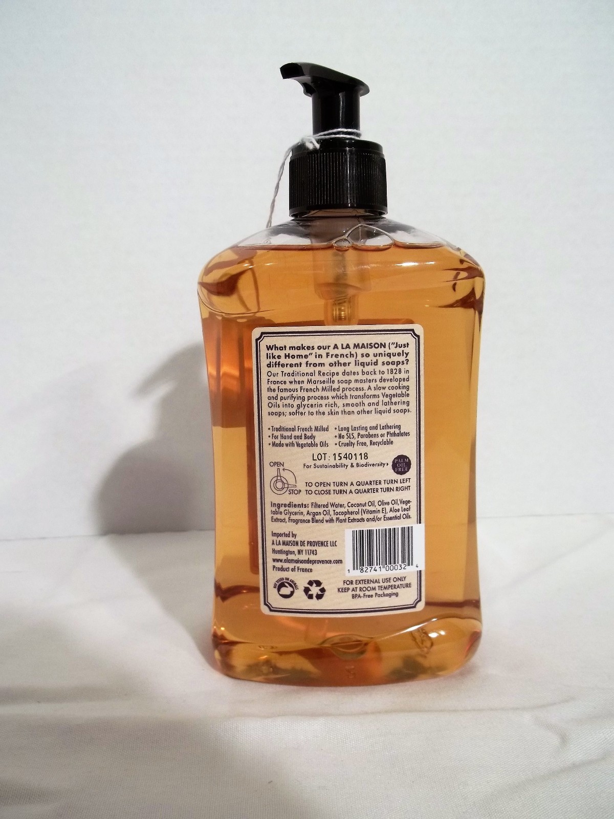 A La Maison Lavender Aloe Hand & Body Wash/Soap-16 Oz-500ml-French Milled