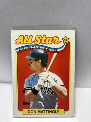 ERROR CARD 1989 Topps All Star Don Mattingly #397 Bunny Teeth error 1/1