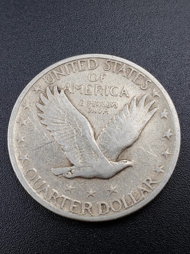 1927-S Standing Liberty Quarter / USA 25 Cent Silver Coin