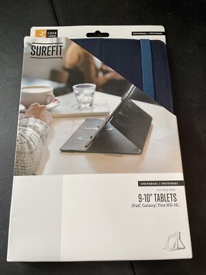 Case Logic Surefit CBUE-1210 Universal Folio for 9-10'' Tablets - Dress Blue