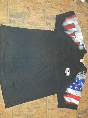 United STEELWORKERS USW Motorcycle T Shirt Union  Biker Dunlop Tires USA XL