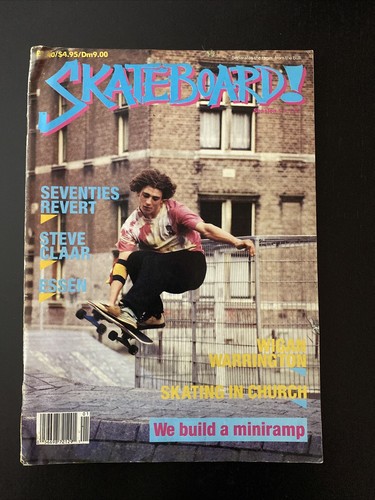 British Skateboard ! Magazine June 1989 Bill Danforth JT Steve Claar Mark Lake