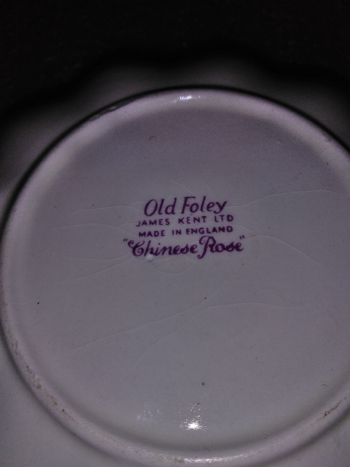 OLD FOLEY JAMES KENT ' CHINESE ROSE