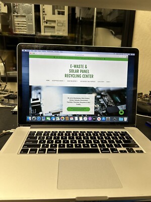 MacBook Pro Retina Late 2013 15'' (i7 3rd/2.6GHz/8gb/256gb SSD/BigSur) READ
