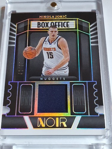2022 Panini Noir Nikola Jokic #PATCH /99 Game Worn Jersey