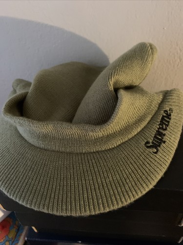 Supreme Timberland Radar Beanie Cap Olive FW21 Authentic in