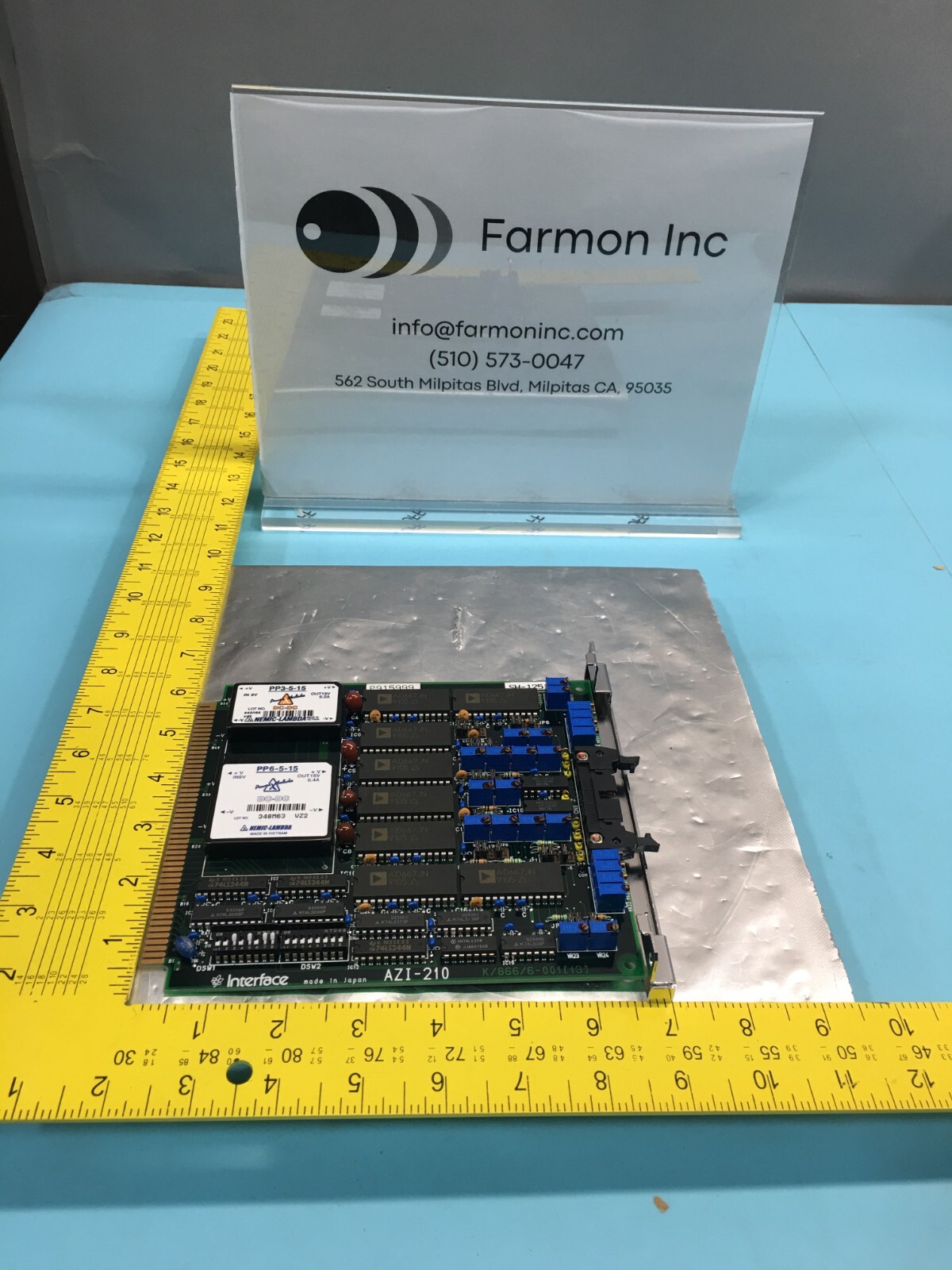 Interface AZI-210 Board, PCB, SH-12510, 811-15528R, 605