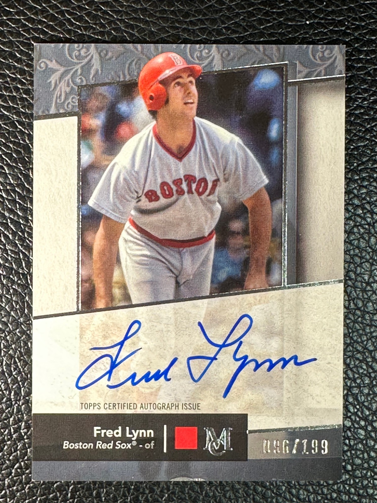 2024 Topps Museum Collection Archival Autographs Fred Lynn 96/199 Auto