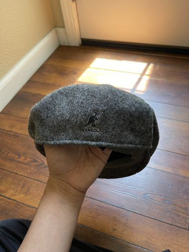 新品未使用 KANGOL 504 HUNTING CAP パープル × イエロー KANGOL 帽子 ベレー帽 HUNTING WOOL 504 カンゴール ウール ハンチング