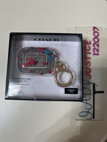 NIB COACH Apple AirPods Pro Case Star Print C8086 $48 MARP NIB COACH Apple AirPods Pro Case Star Print C8086 $48 MARP