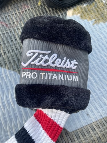 Titleist 975 L FE Driver Pro Titanium Head Cover Sock Headcover