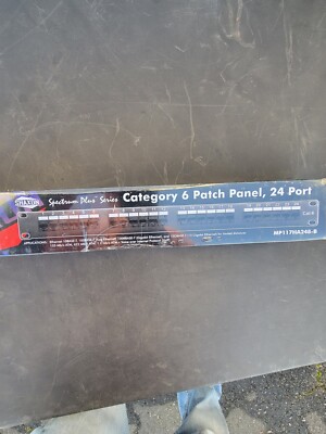 Patch Panel 24 port Category 6 Shaxon Patch Panel with 1U Patch Cable Organizer