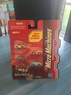 Vintage Micro Machines New in Package - Flame Racers-2003 HASBRO