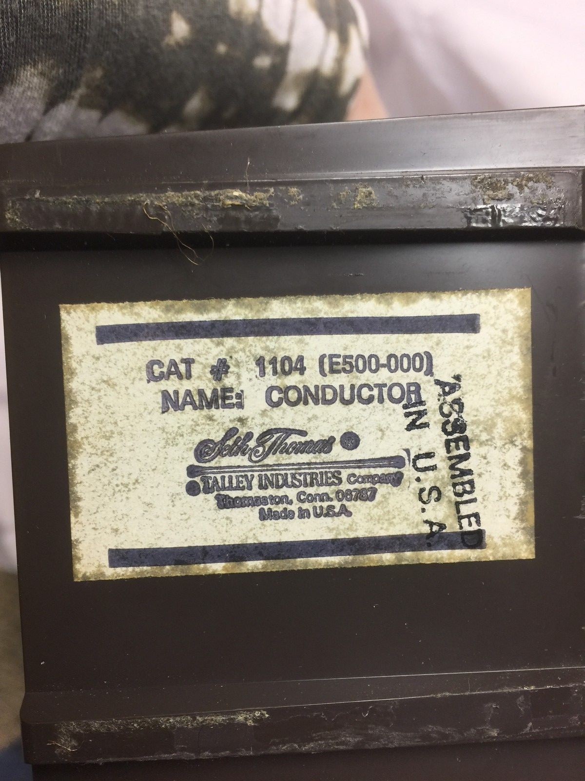 Vintage Seth Thomas E500-000 Conductor Wind-Up Metronome