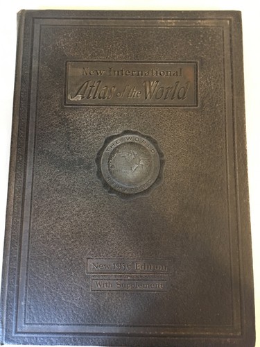 New International Atlas Of The World - 1936 Edition