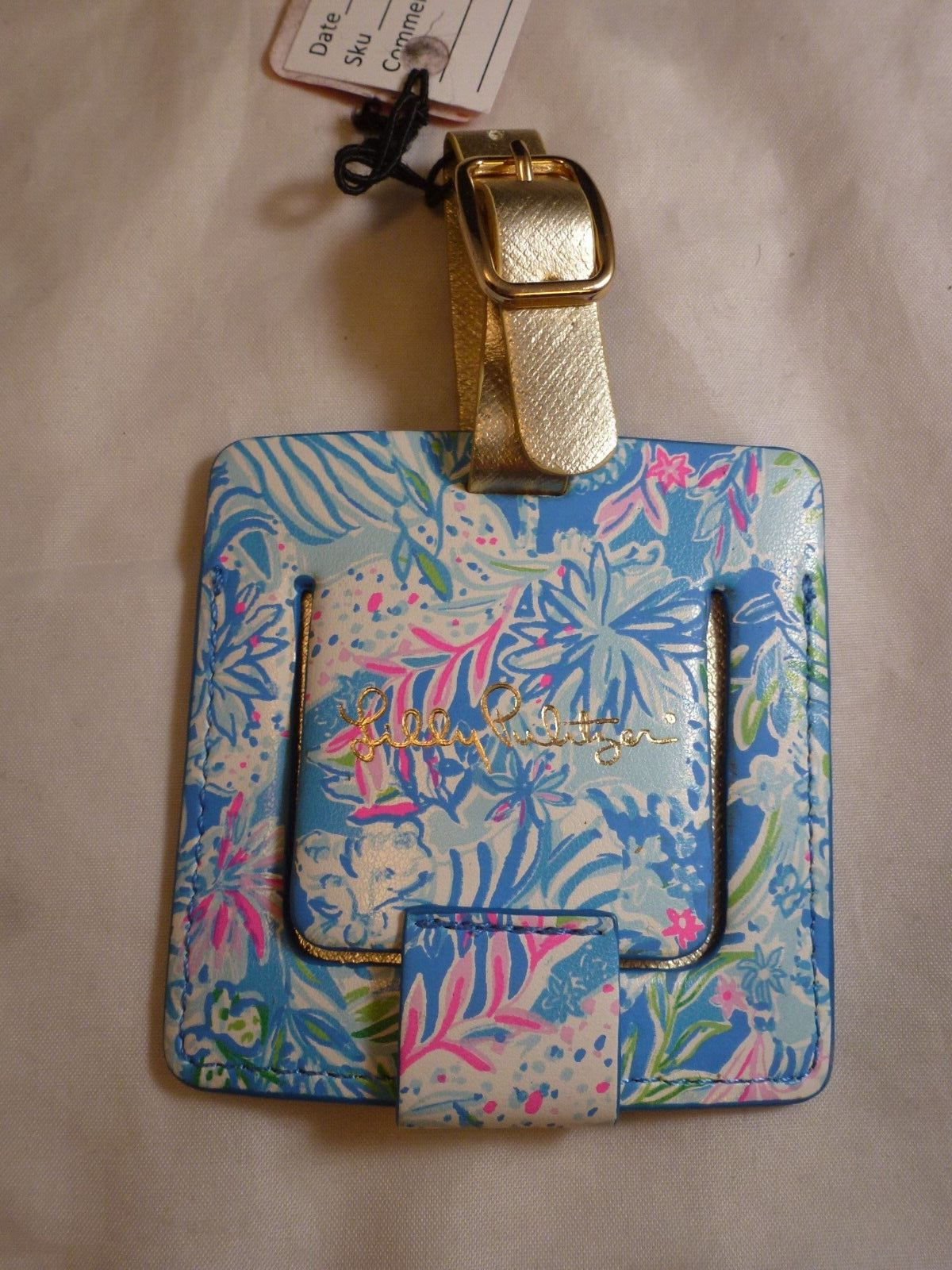 Lilly luggage tag on sale