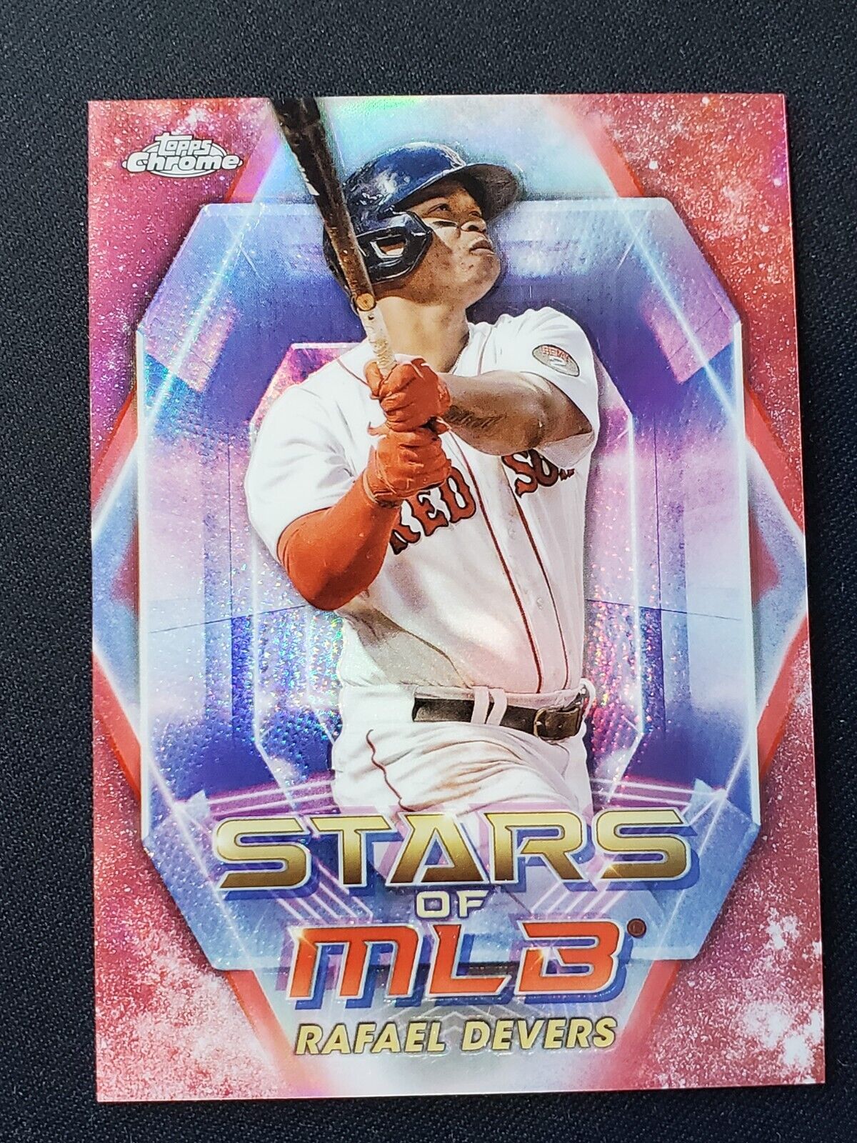 Rafael Devers 2023 Topps Series 1 Stars Of The MLB Chrome Rafael Devers 2023 Topps Series 1 Stars Of The MLB Chrome
