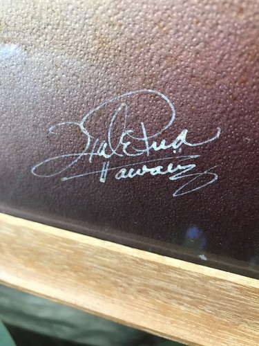 Vintage 1940’s Hale Pua Hawaii Painting by Frank Oda Torch Ginger