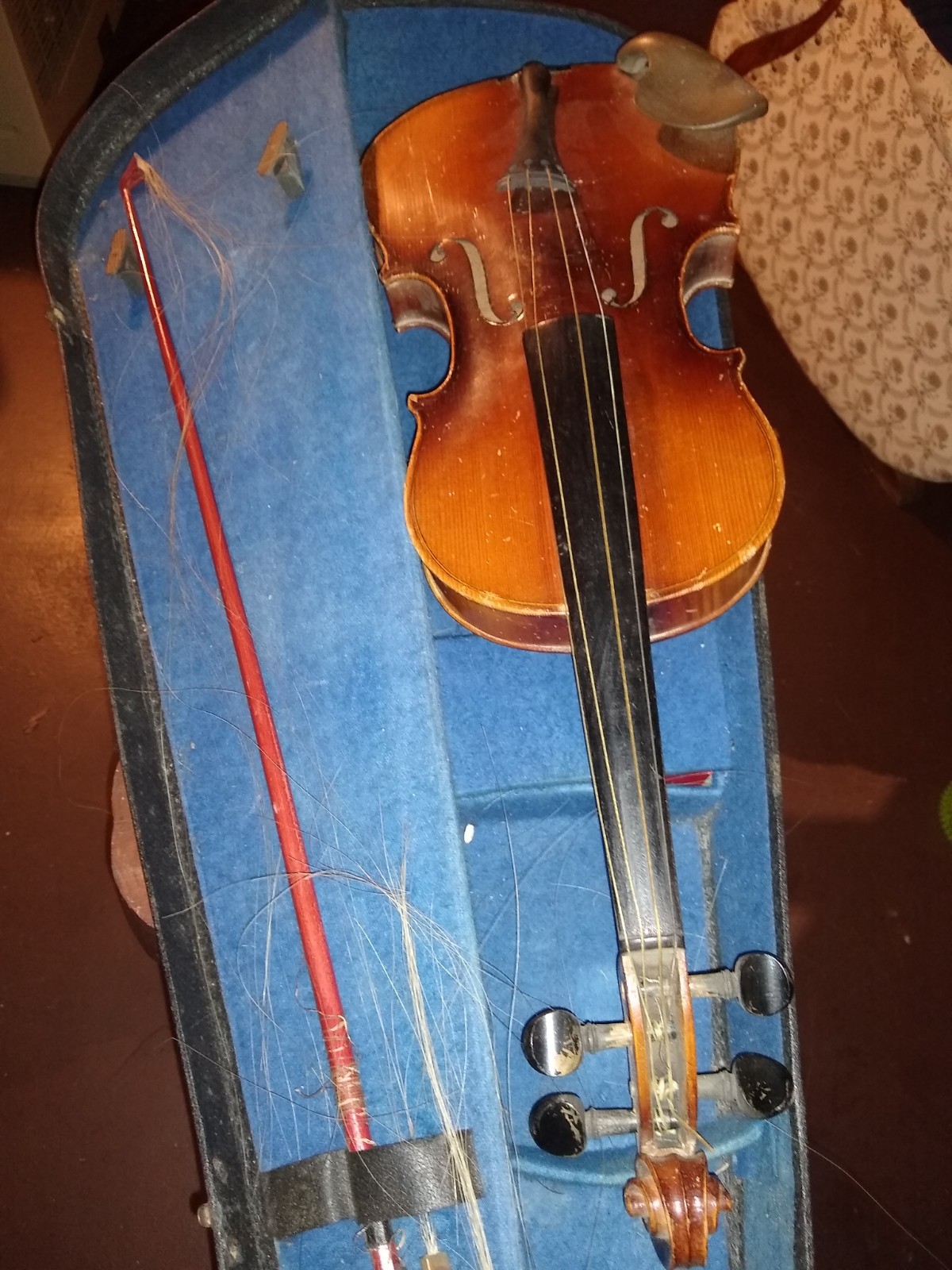 Violin stradivarius made in czechoslovakia