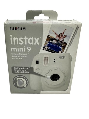 Fujifilm Instax Mini 9 Instant Camera Smokey White New Open Box