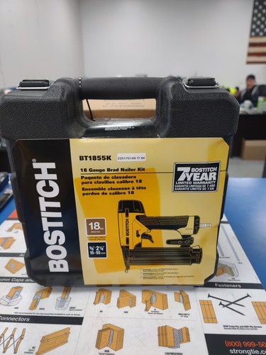 Bostitch Smart Point 18 Gauge Brad Nailer And Staple BT1855K