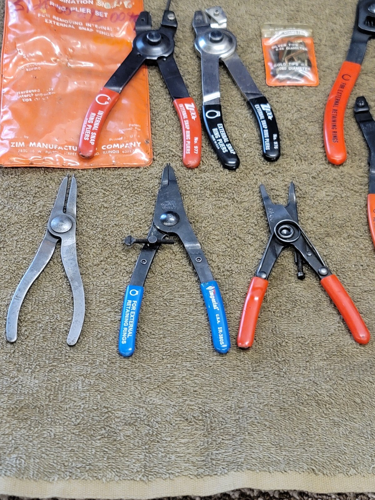 12 Milbar Imperial External Internal Combination Retaining Snap Ring Pliers 47R