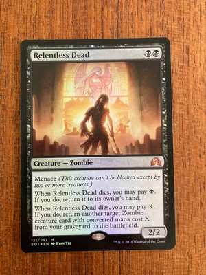 Foil Relentless Dead (x1) Shadows  Over Innistrad M:TG Magic Card
