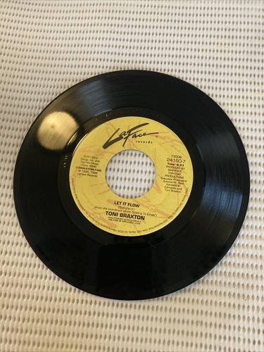 Toni Braxton, let it flow, ￼laFace records, ￼Vinyl Record, 45 Rpm, J158
