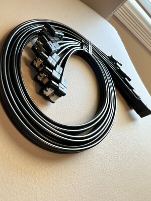 8X ASUS SATA3 SATAiii High Speed 6GB/s SSD Data Cable , ORGINAL  19'' LATCHES