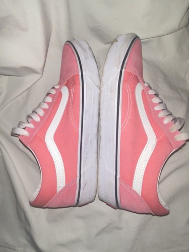 靴 Vans Authentic Salmon pink US12 (30cm) Vans Sneakers/Shoes Authentic Custom Light Pink and White