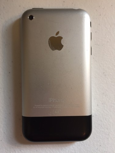 Apple iPhone 2G 1st Generation  8GB - Black Silver (AT&T) A1203 (GSM) ~ As-Is